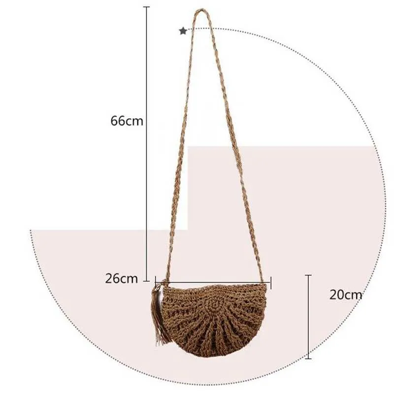 Best Sellers Eco Friendly Women Straw Bag Weave Handbags Handwoven Tote Summer Bag Beach Bag