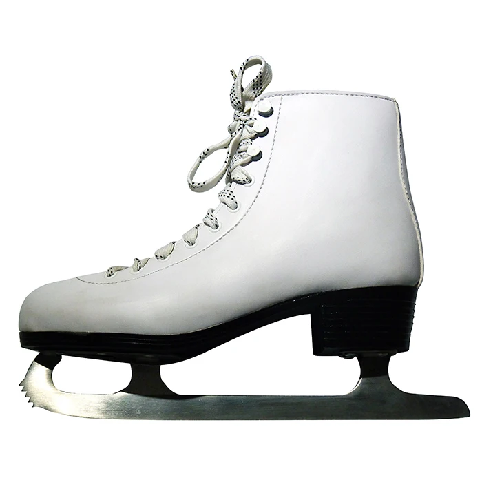 Customized cold-resistant  PVC Ice skating Figure ice skates with EN 15638 test Figure skate with Stainless steel blade