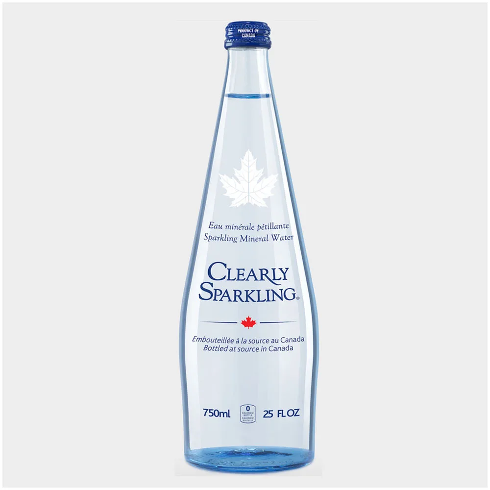 
Purity Healthfulness And Quality Clearly Sparkling Mineral Water 750ml The Lowest Sodium Rating Water 