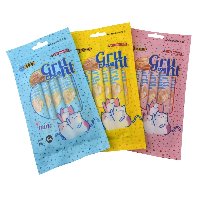Хит продаж от производителя, цена поставки, закуска для домашних животных, куриный вкус, влажная еда для кошек