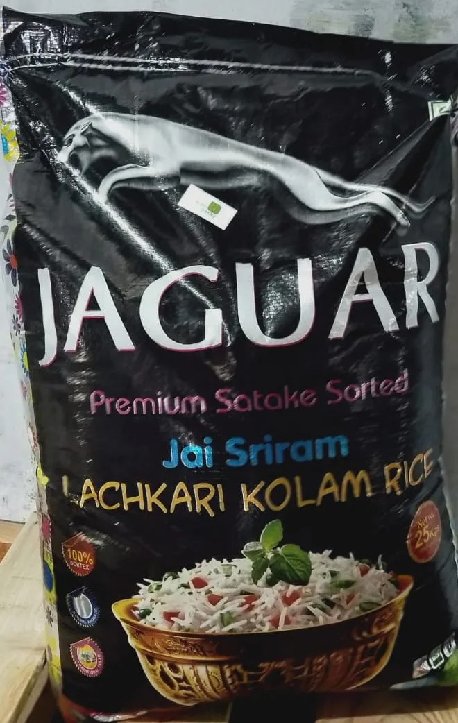 
Dashmesh India Basmati Rice Export JAGUAR LASHKARI KOLAM RICE 25KG 