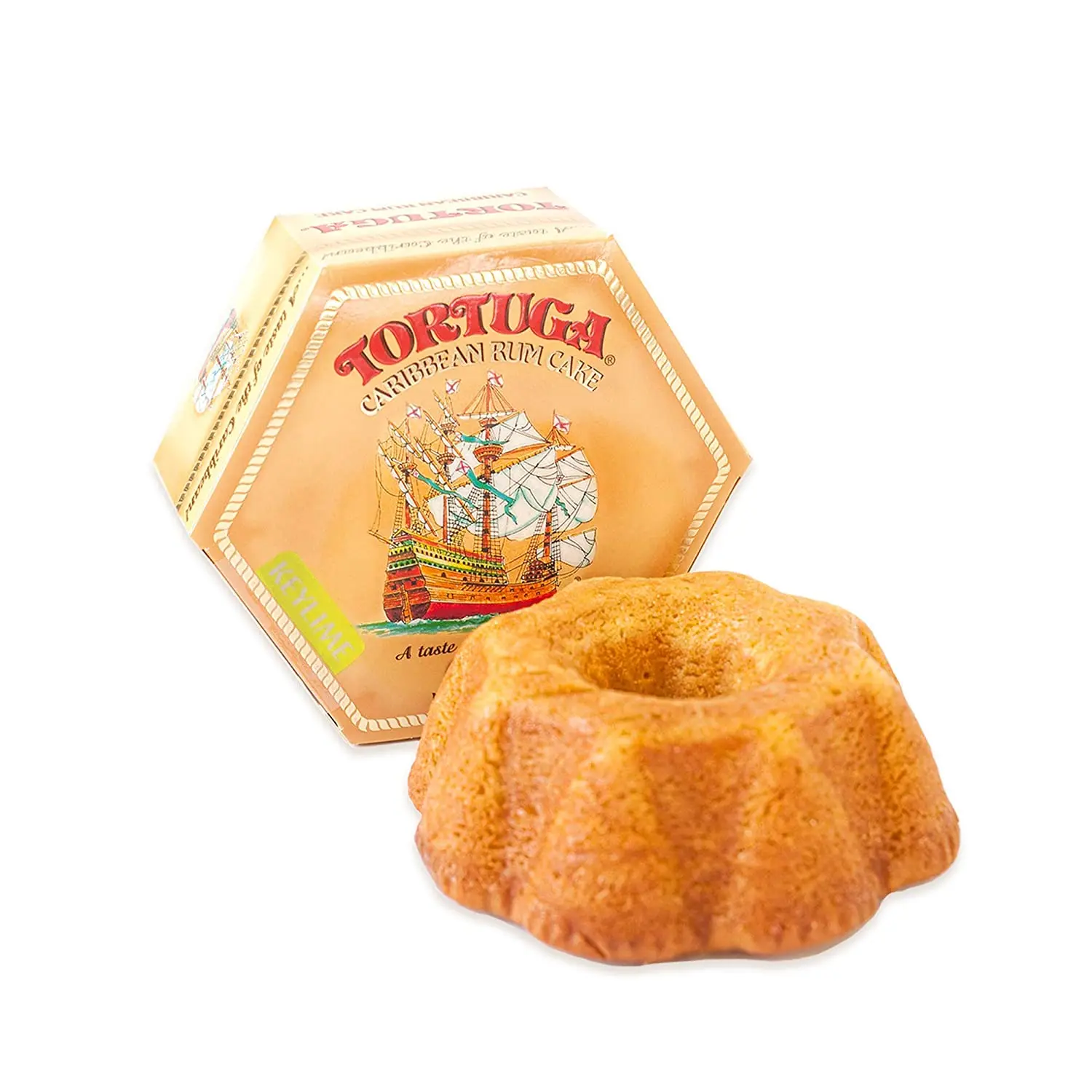 TORTUGA Caribbean KEYLIME Rum Cake - 16 oz - The Perfect Premium Gourmet Gift for Gift Baskets Giveaways