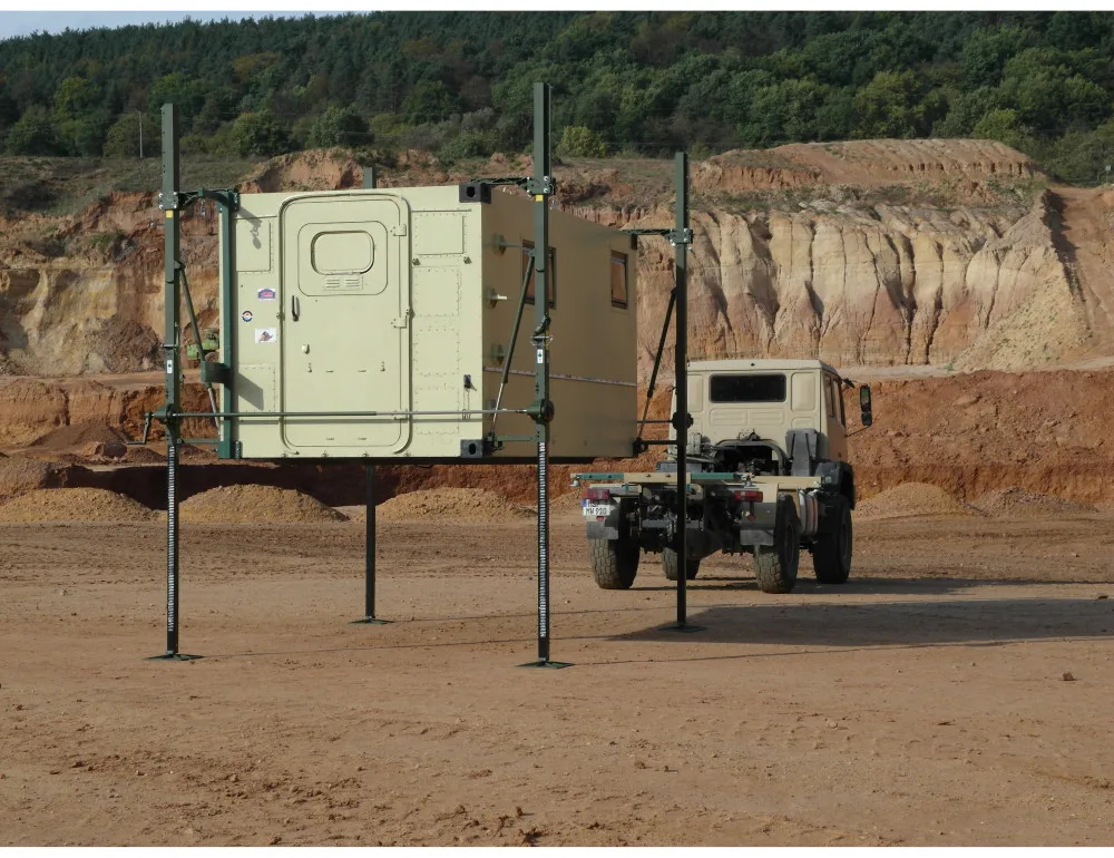 Lifting devices 1889.10 when lifting or setting down containers from the truck