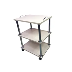 Beauty Salon Cosmetology Trolley Cart for Salon and Barber Shop White Colour