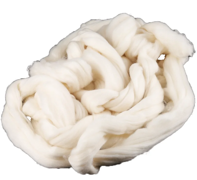 white 100% australian Sweater Wool top