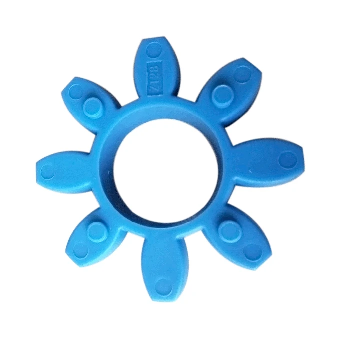red blue color polyurethane rubber shaft coupling elements Jaw Coupling Spider