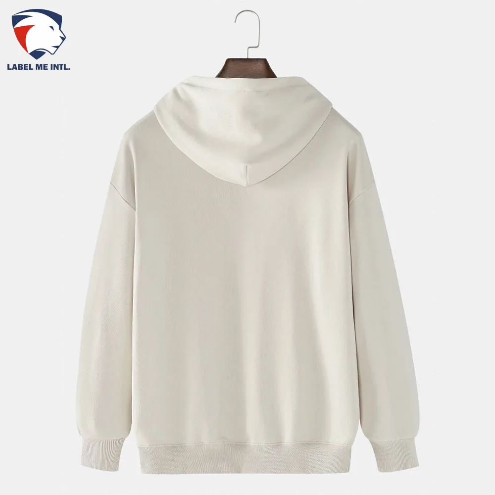 Mens You Decide Print Smile Pattern Drop Shoulder Hoodie With Pocket