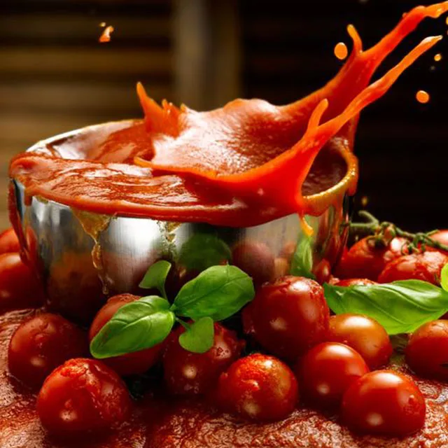 Помидор в банке консервация томатного кетчупа томатная паста барабане