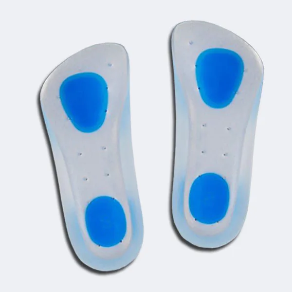 Best For Impact Absorption Shoes Orthotic 3/4 Silicone Insoles
