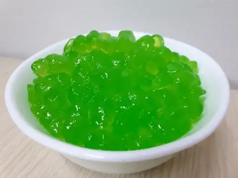 New Grade Tapioca Pearl (Pandan Leaf) For Cooking Cake Ingredients Green Boba Powder 400g From Thailand with Top Quality