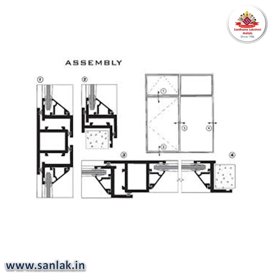 Aluminium Glazing Clip