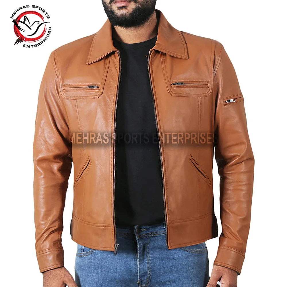 Пакистанские кожаные куртки горячая распродажа зимняя кожаная куртка