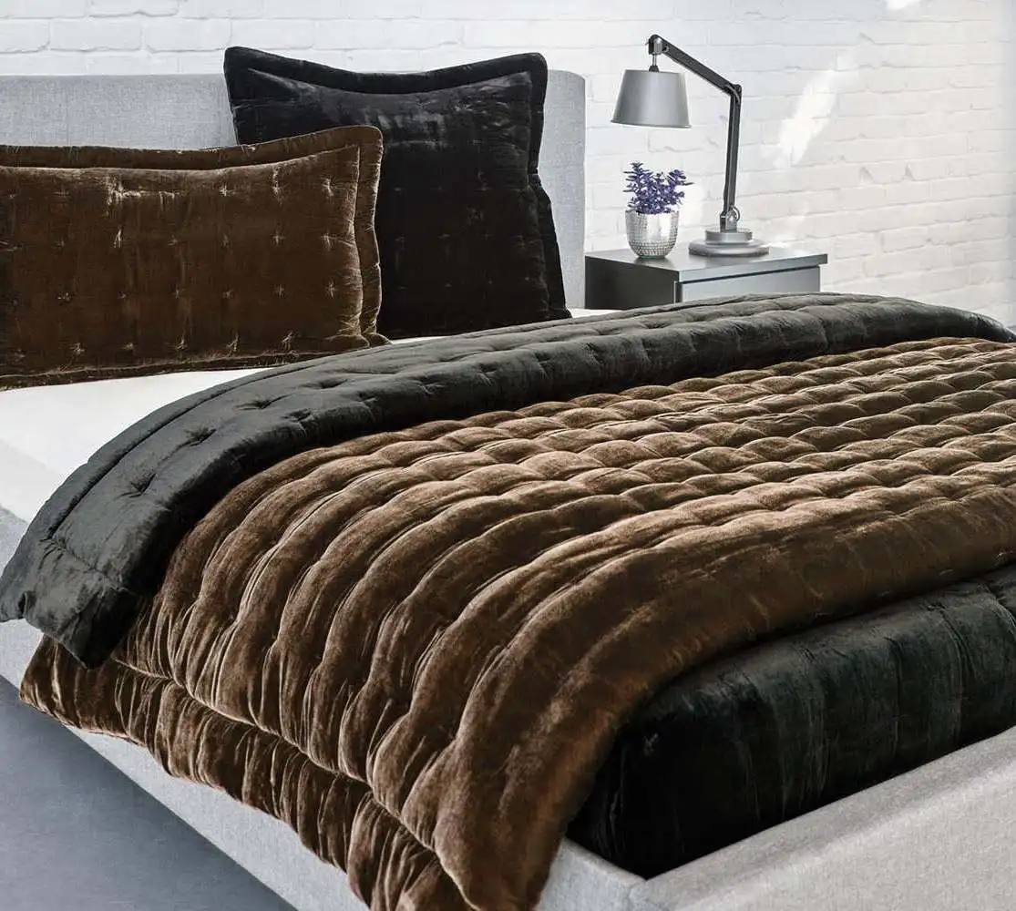 Великолепное хлопковое бархатное одеяло покрывало Комплект постельного белья Королевский размер для дома и отеля