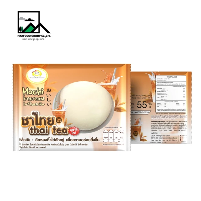 Мороженое Mochilato Mochi, 55 г, Тайский чай в тесте Mochi