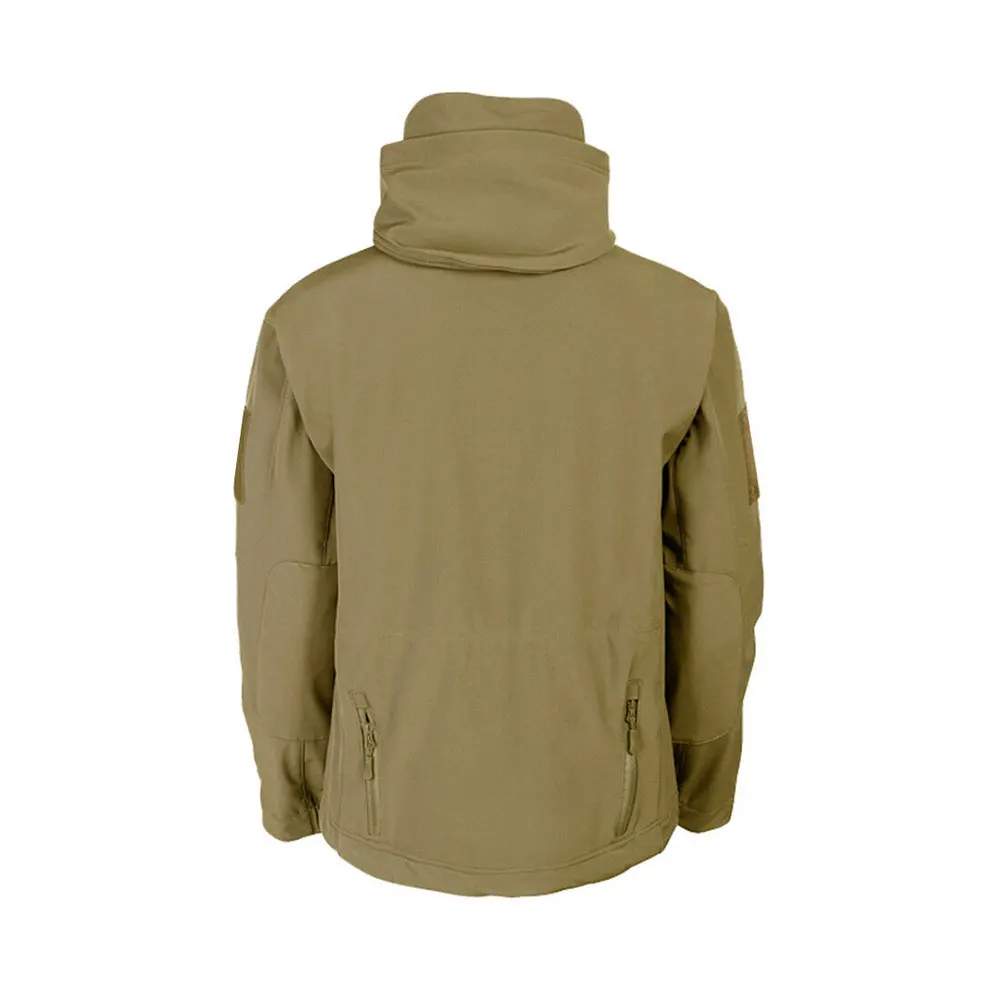  Для мужчин высокого качества из покрытого мягким флисом водостойкая ветрозащитная Лыжная куртка softshell