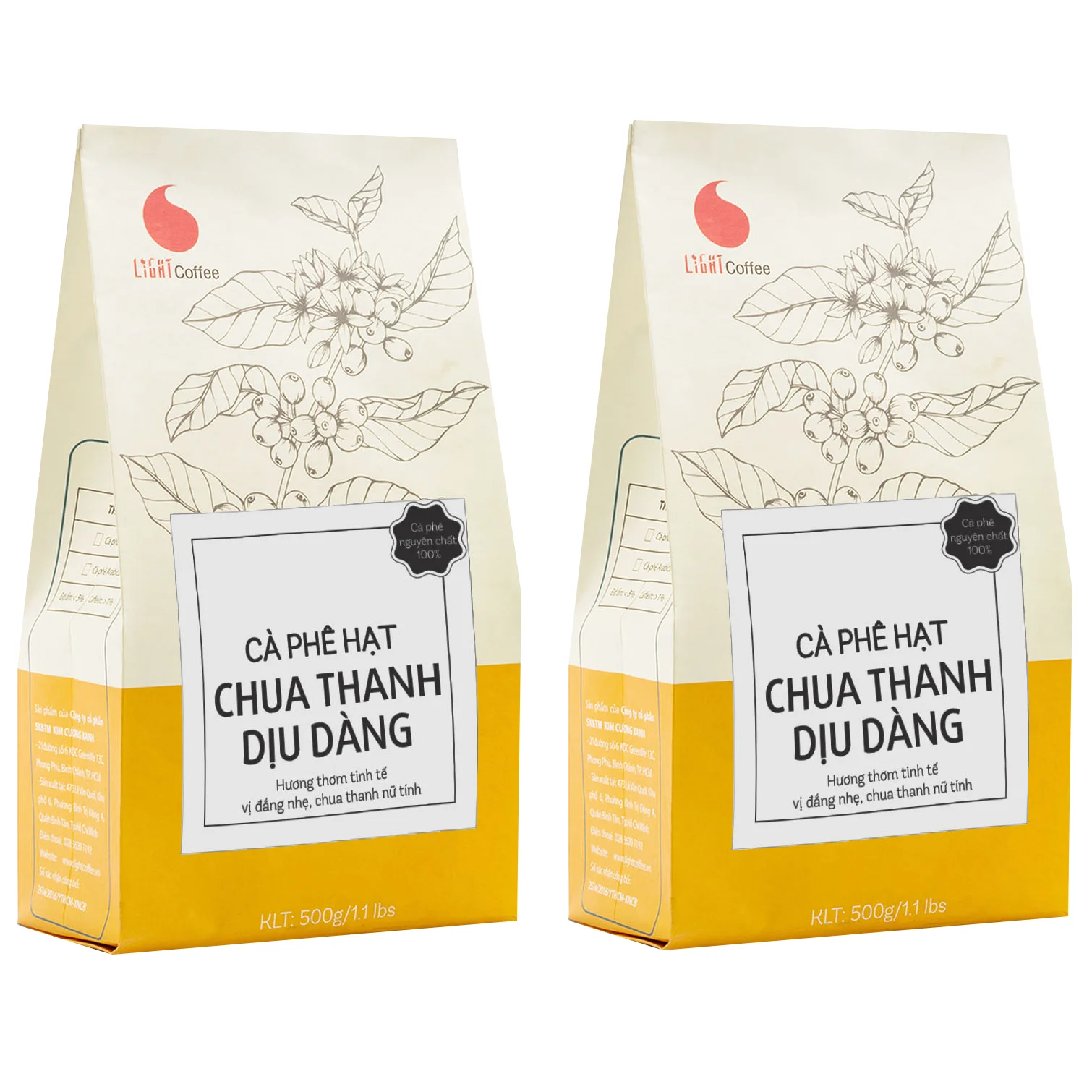 Raw Organic Premium Roasted Coffee Beans Ripe Red Maturity And Weight 0.5kg Coffee Bean Made In Vietnam