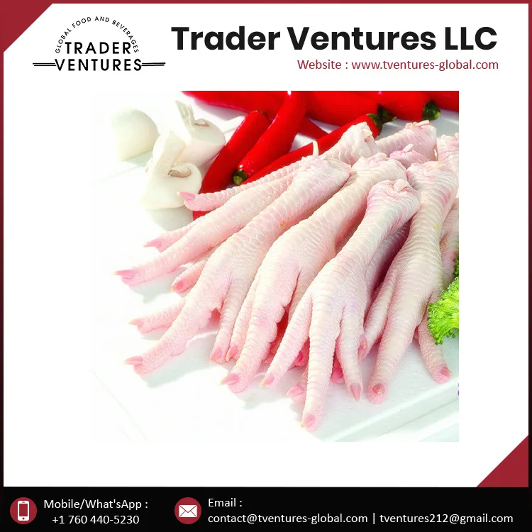 
SIF Approved Frozen Chicken Feet/Paws Export to China, Vietnam, Japan, Thailand 