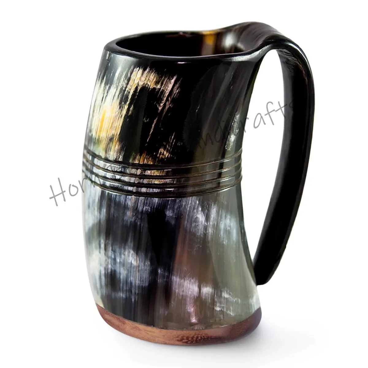 Factory Price Best Quality Natural Carved Horn Beer Mugs Authentic and Food Safe Natura Horn Wine Tankards at Lower Price Beer