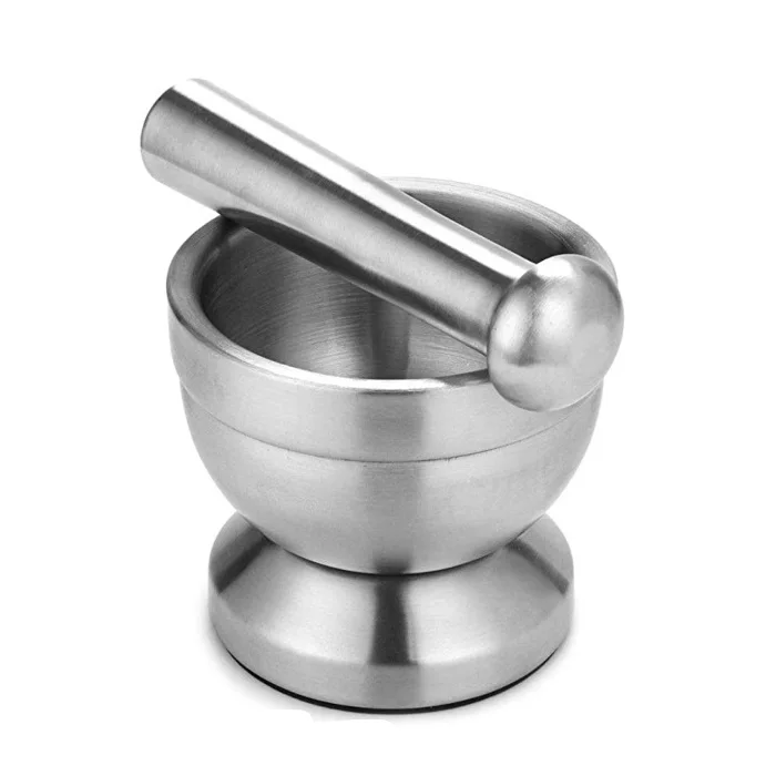 Marble Mortar and Pestle crusher Black Granite Stone Mortar And Pestle garlic paste Kitchen Tools & Gadgets Customized sale