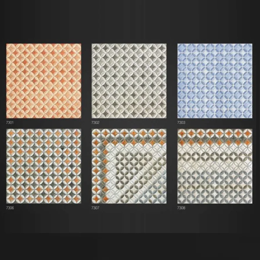 Керамическая цифровая деревенская плитка для пола в торговом центре 40x40 см