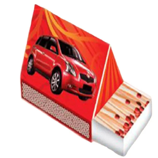 Superior & International Quality of Indian standard SAFETY TENT SHAPE MATCHES looks in tent style with a small drawer containing