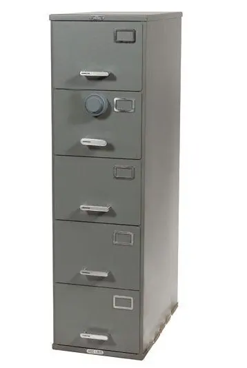 Fireproof and waterproof office security filing cabinets 4 drawer steel safe cash safe and fire resistant metal file cabinet