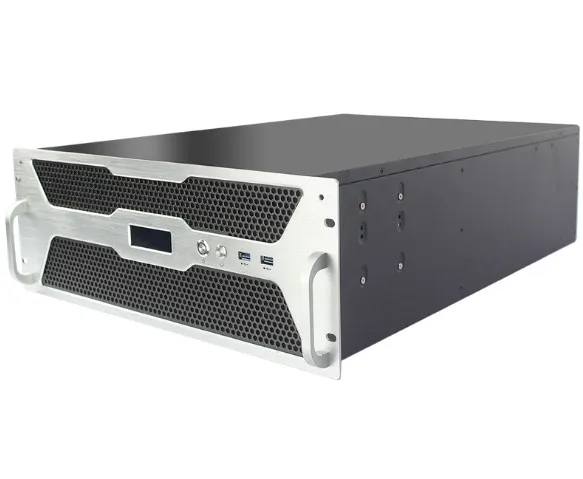 4U корпус промышленного компьютера сервера для установки в стойку серверное шасси с температурным экраном двойным блоком