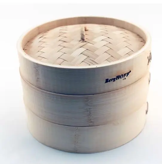 Элегантный круглый отпариватель с димсумом из дерева премиум-класса натуральным отделением идеально подходит для приготовления на пару Момо и Пельменей