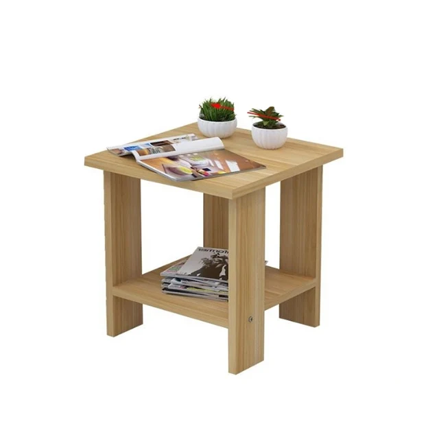 Премиум-товары боковой столик темного орехового цвета современный дизайн простой стилист для спальни гостиной и семейного зала