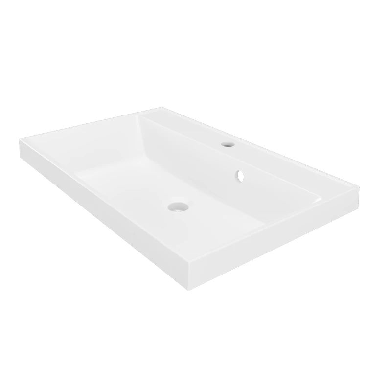 Great quality bathroom cast marble vanity basin, vanity sinks wholesale prices Paola Alba 700 / 600 / 800 / 900
