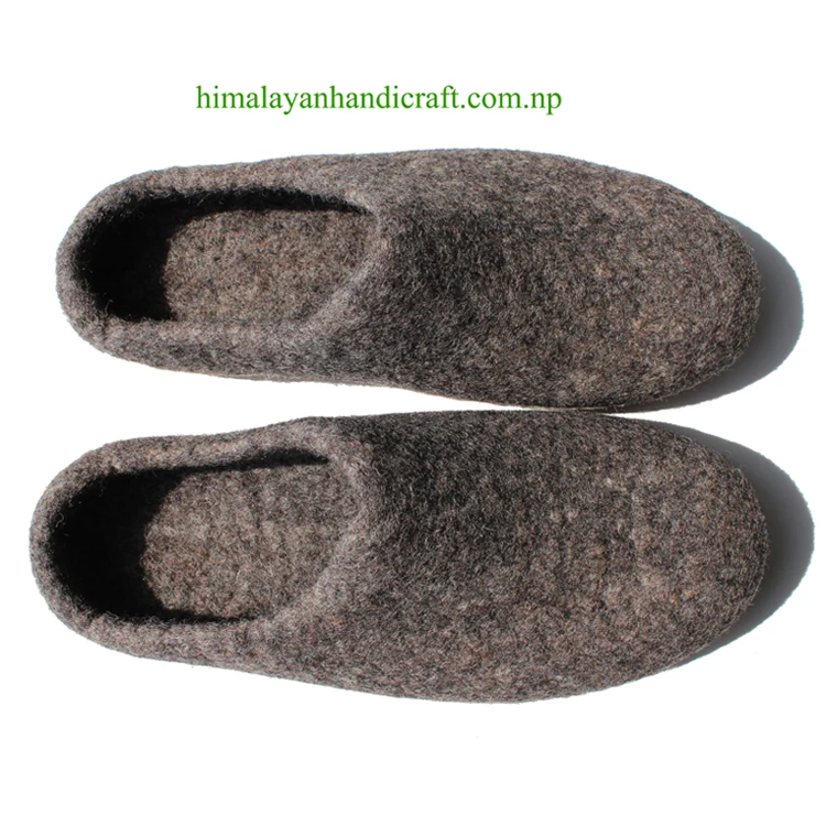 
Handmade in Nepal Felt Slipper/Shoes/Boot 