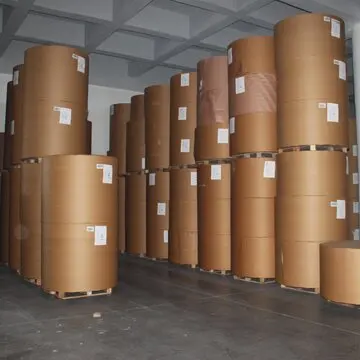 45gsm to 330gsm Brown White PE or Silicone Coated Kraft Paper Jumbo Roll