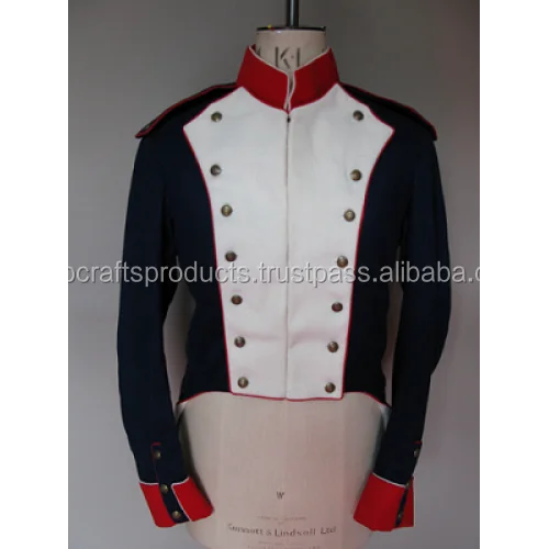 2024 Wholesale Winter Customs Requirement Logo Clothing 100% Woolen Fabric Napoleonic Coats