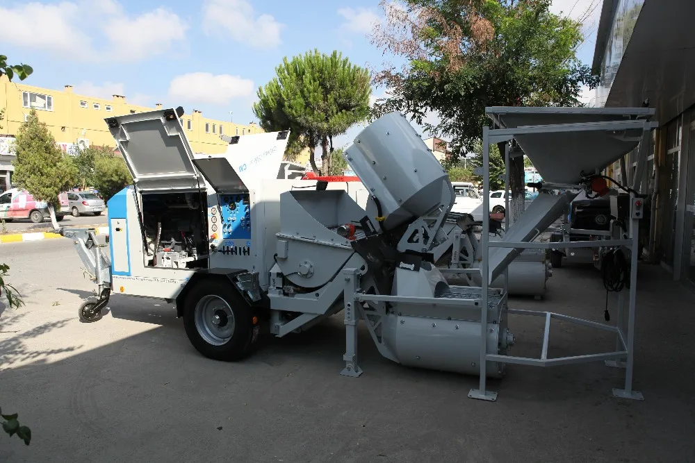 
Mini Mobile Concrete Batching & Pumping Unit 