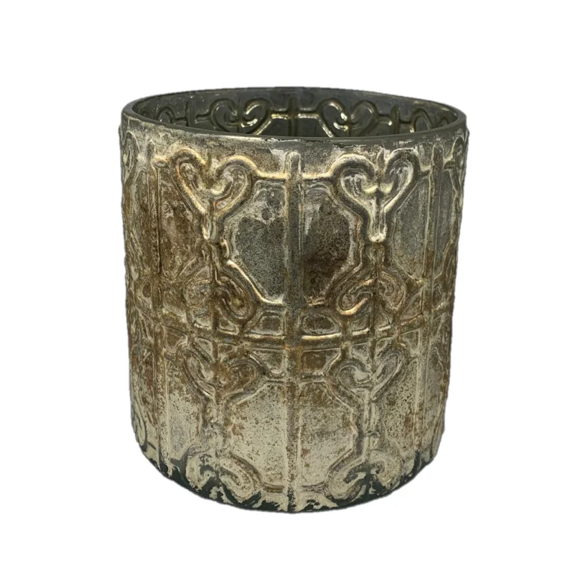 Brown Antique Cylindrical Glass High Quality Handmade Decorative Multi purpose Home Decor Wedding Decoration centerpieces Vase