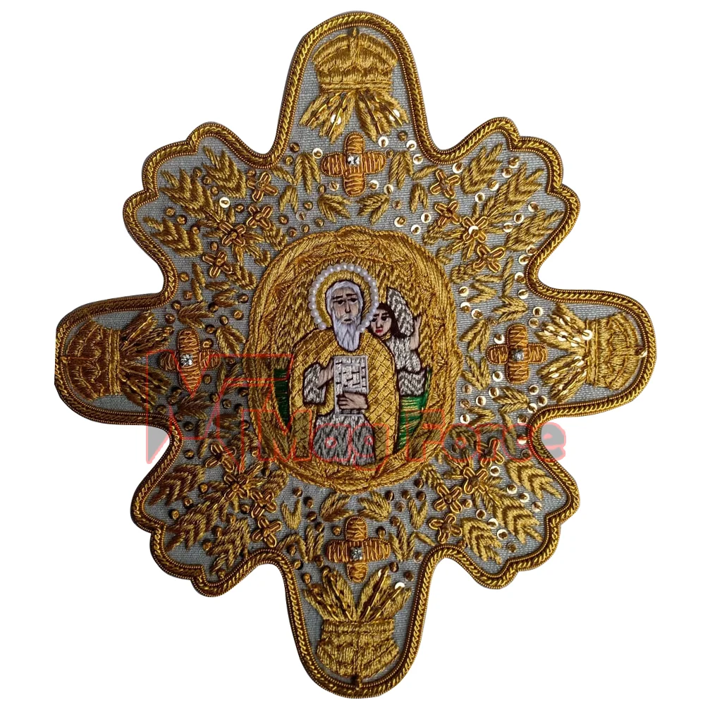 
Handmade High Quality Embroidered Cross / Priest Christian Holy Cross 