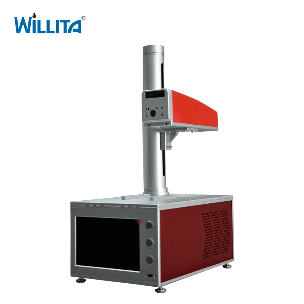 
20W Portable mini optical fiber laser marking machine for metal logo 