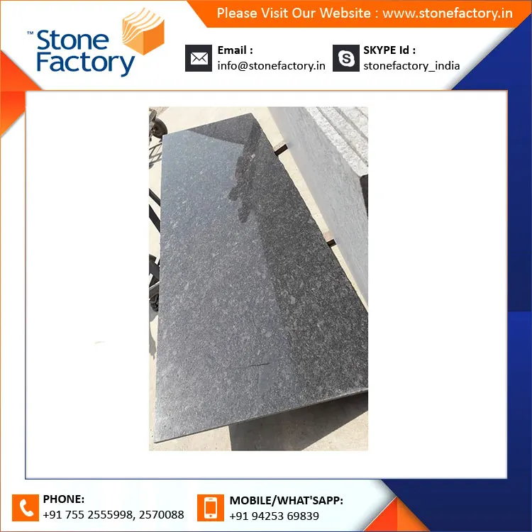 Best Quality natural Granite Stone Big Slab Steel Grey Granite Tile At Market Price