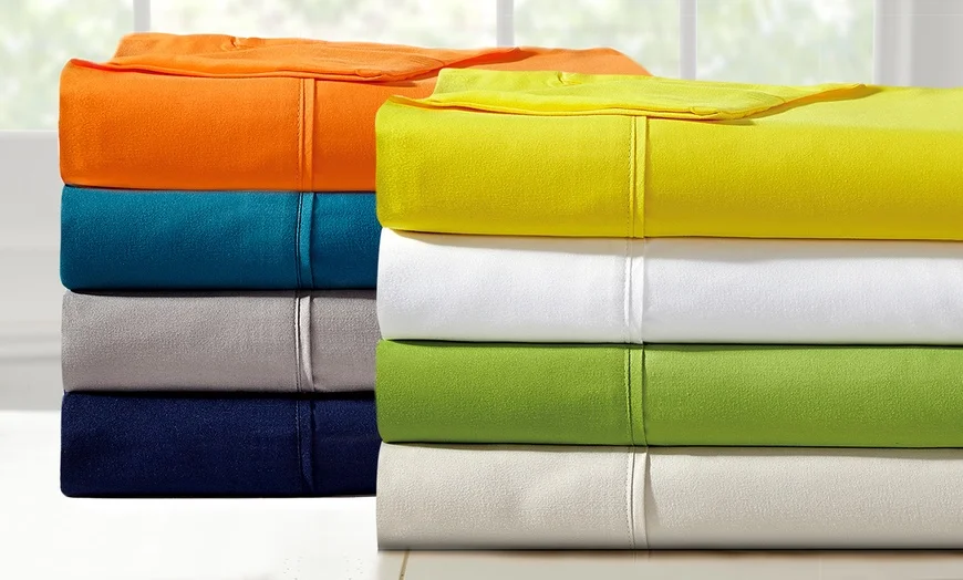 100% polyester bamboo 2000 series bed sheet set