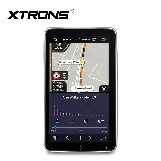  XTRONS TIB110L Универсальный 10 дюймов android двойной din автомобильный видеоплеер с 2.5D G + IPS
