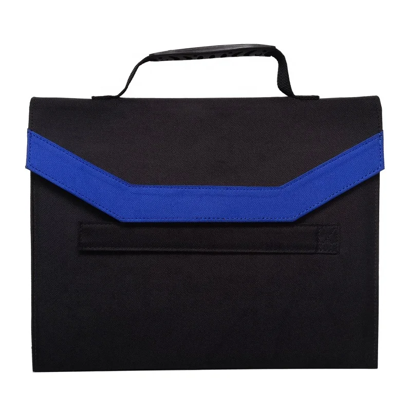 foldable solar panel blanket bag 50w 4fold small portable light for charging 12v battery camp powerbank portable solar generator