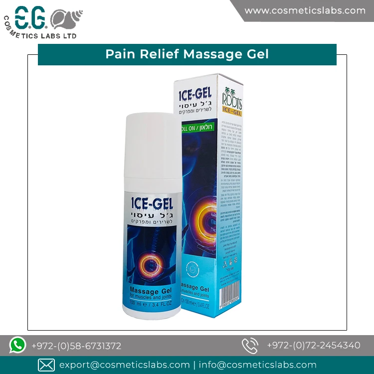 Частный ярлык природных противовоспалительное средство благодаря немедленное облегчение боли массажный гель для в спине мышц и