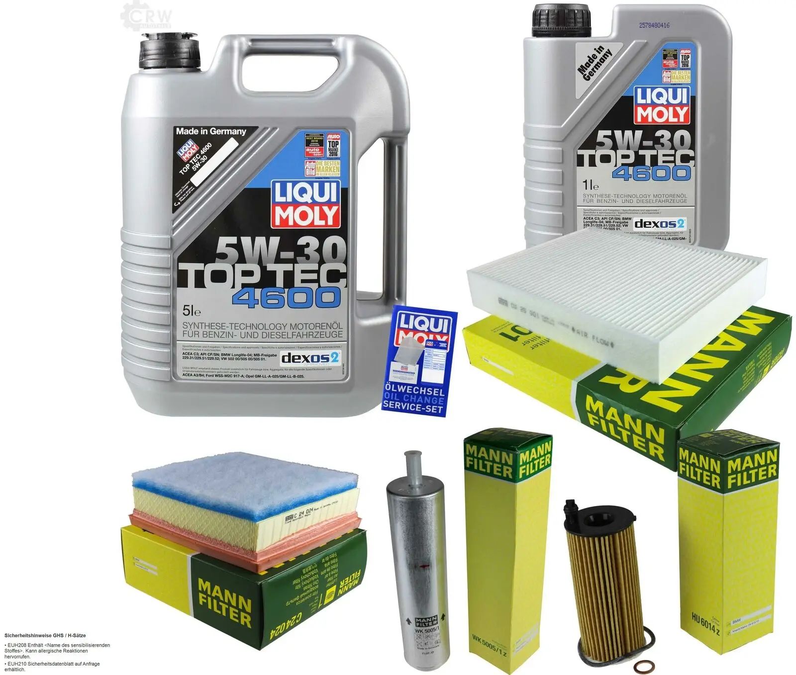 Liqui Moly - Top Tec 4600 5w30-полностью Syn. Моторное масло-ацея C2, C3 - 1L - 3755