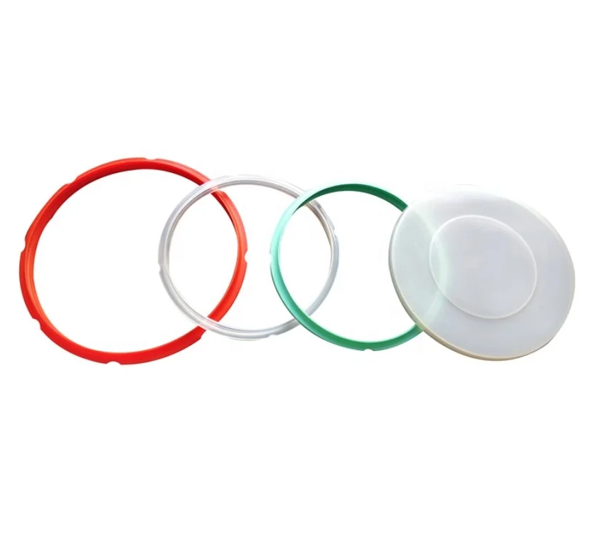 5qt/6qt/8qt/10qt food grade clear/red/blue/green silicone o-ring instant cooker silicone sealing o ring for cooking Pot