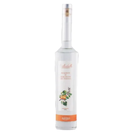 Apricot brandy obtained by distilling characteristic fresh fruit made in Italy  bottle cl 70 end of meal