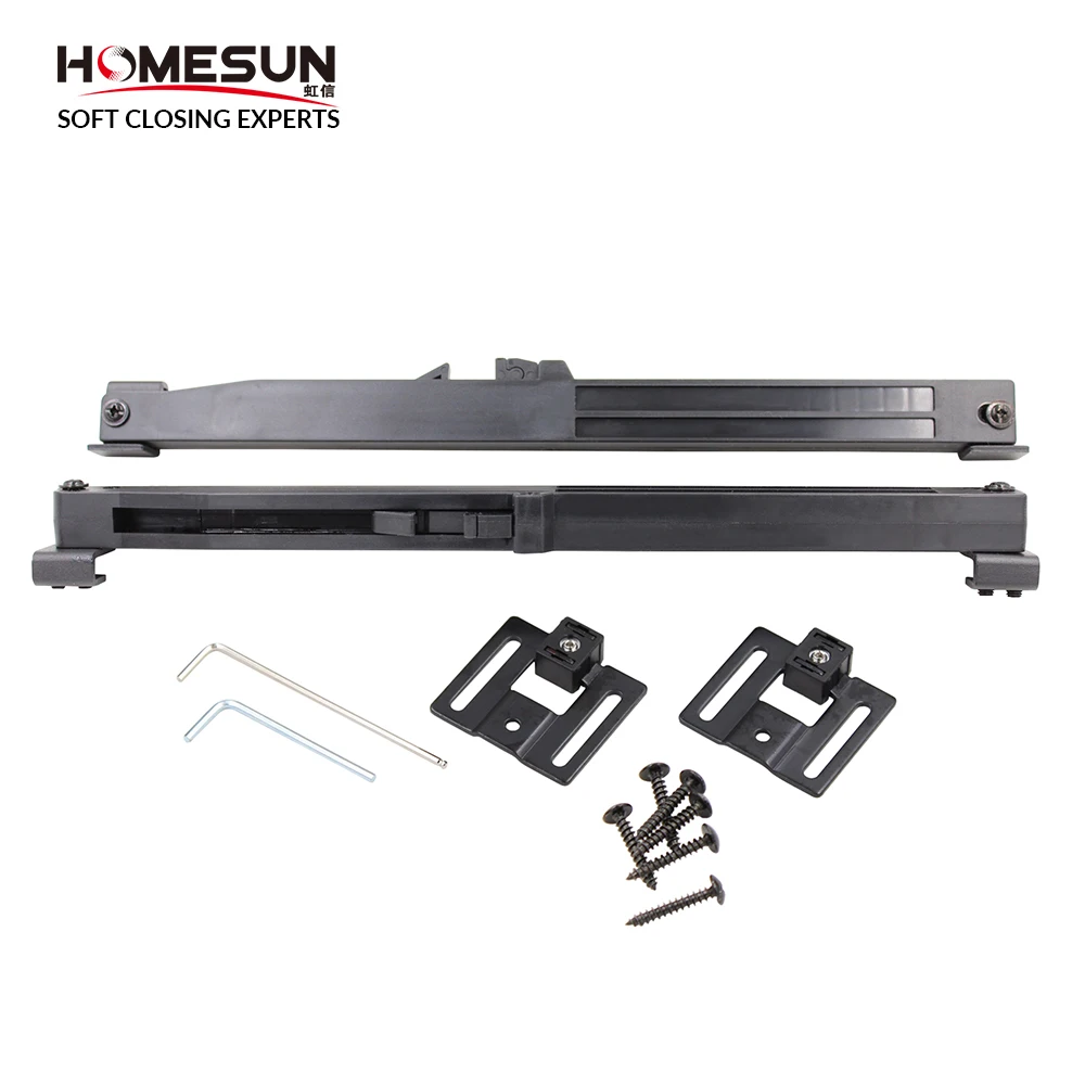 Сверхмощная пластиковая мягкая Закрытая раздвижная дверь