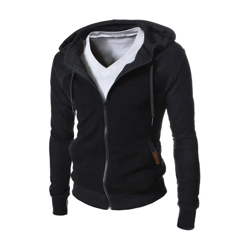 
350Gsm Men Zipper Zip Up Hoodie 