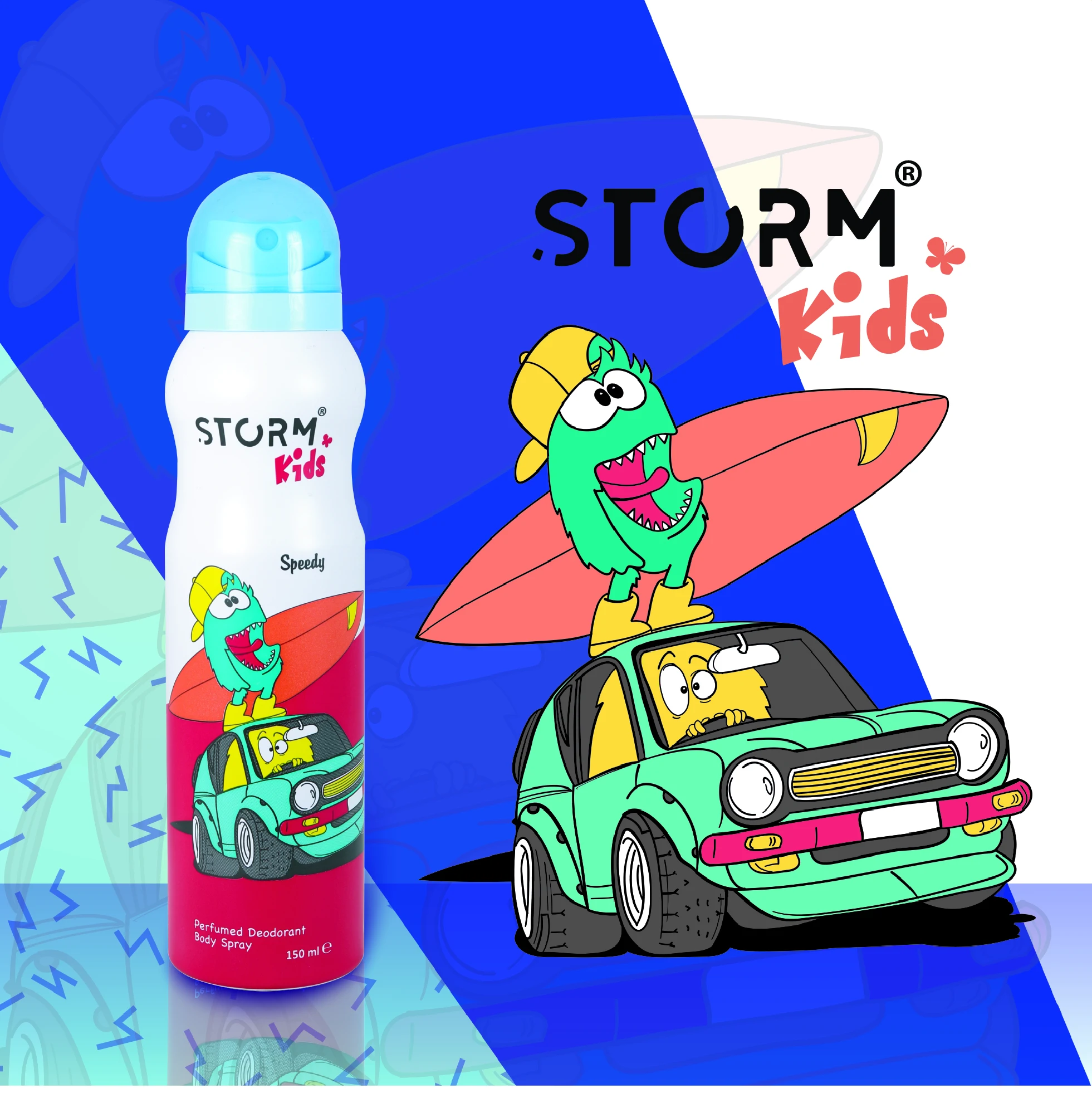  STORM KIDS Deo 150 мл контейнер для партий лучшего качества спрей интимного ухода мальчиков Лучшая цена различные ароматы сделанные в