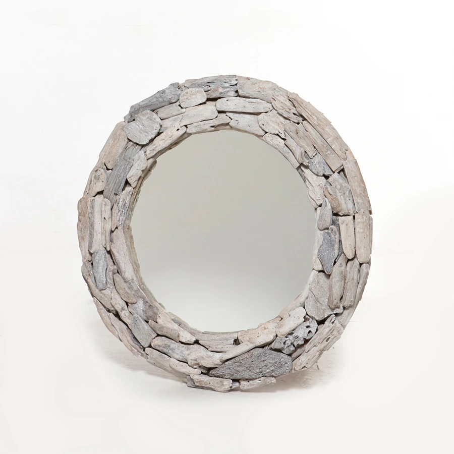 Экологичное натуральное зеркало ручной работы из
