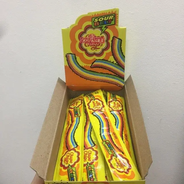 ChupaChups кислый пояс 8 г/оптовая продажа Chupachups конфеты из Вьетнама